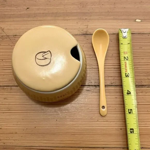 Emilia Food Love ceramic cheese box and ceramic cheese spoon. NWT, NIB. - Picture 10 of 14